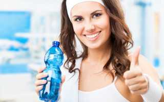 Вода после тренировки при похудении