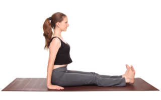 Йога дандасана фото