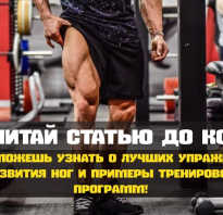 Тренажер для накачки ног