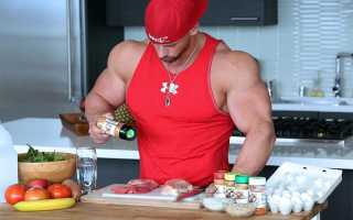 Диета бодибилдера для набора мышечной массы