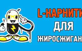 Л карнитин для похудения без тренировок