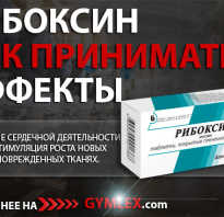 Рибоксин в бодибилдинге как принимать дозы