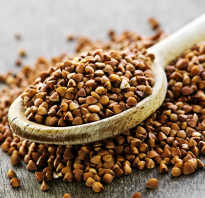 Гречневая диета по дням