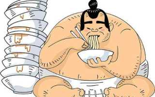 Диета сумоиста для набора веса