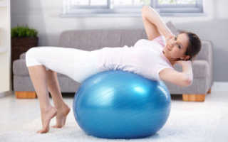 Йога с фитболом